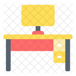Escritorio de computadora  Icono
