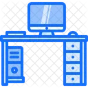 Computadora Escritorio Mesa Icon