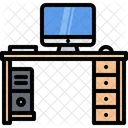 Computadora Escritorio Mesa Icon
