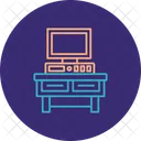 Escritorio Mesa De Ordenador Ordenador Icon