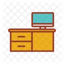 Escritorio De Computadora Escritorio Gabinete Icon