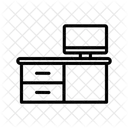 Escritorio De Computadora Escritorio Gabinete Icon