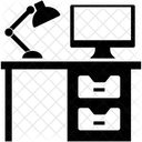 Icono Escritorio Oficina Icon