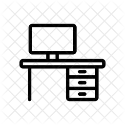 Escritorio de computadora  Icono