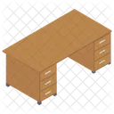 Escritorio Para Computadora Mesa Para Computadora Muebles De Oficina Icono