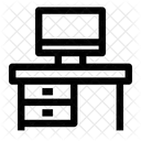 Escritorio Computadora Mesa Icon