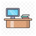 Escritorio Computadora Lcd Icon