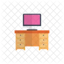 Computadora Escritorio Mesa Icono