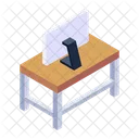 Mesa De Ordenador Escritorio De Ordenador Muebles Icono