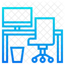 Escritorio De Computadora Escritorio Mesa De Computadora Icon