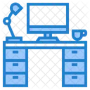 Escritorio de computadora  Icon