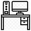 Escritorio de computadora  Icon