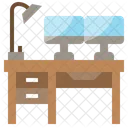 Escritorio de computadora  Icon