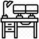 Escritorio de computadora  Icon