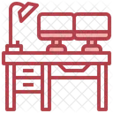 Escritorio de computadora  Icon