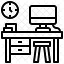 Escritorio de computadora  Icon