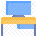 Escritorio De Computadora Computadora Escritorio Icon