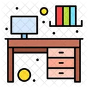 Escritorio de computadora  Icon
