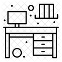 Escritorio de computadora  Icon