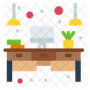 Escritorio de computadora  Icon