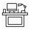 Escritorio de computadora  Icon