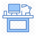 Escritorio De Computadora Computadora Escritorio Icon