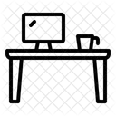 Escritorio de computadora  Icon