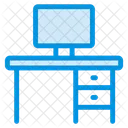 Escritorio De Computadora Computadora Escritorio Icon