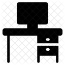 Escritorio De Computadora Computadora Escritorio Icon