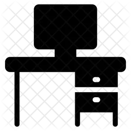 Escritorio de computadora  Icono