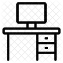 Escritorio De Computadora Computadora Escritorio Icon