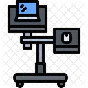 Escritorio De Computadora Mesa Computadora Portatil Icono