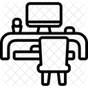 Escritorio De Computadora Mesa Computadora Icono