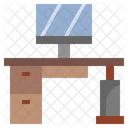 Escritorio de computadora  Icon