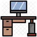 Escritorio de computadora  Icon