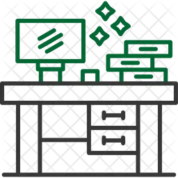 Escritorio de computadora  Icono