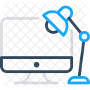 Escritorio Computadora Mesa Icono