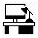 Escritorio De Computadora Escritorio Computadora Icon