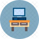 Escritorio Mesa De Ordenador Ordenador Icon