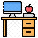 Escritorio Mesa Estacion De Trabajo Icon