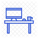 Escritorio de oficina  Icon