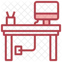 Escritorio de oficina  Icon