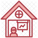 Escritorio de oficina  Icon