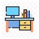 Oficina Negocios Computadora Icon