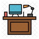 Escritorio de computadora  Icono