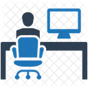 Escritorio Educar Computadora Portatil Icono