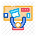 Oficina Lugar De Trabajo Insignia Icon