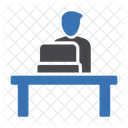 Trabajando Usuario Avatar Icono