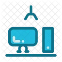 Banco De Trabajo Oficina Negocios Icono