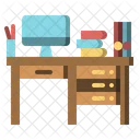 Escritorio de trabajo  Icono